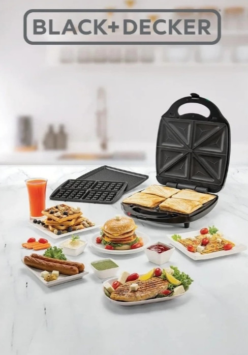 ساندویچ ساز بلک اندیکر ۳ صفحه مدل TS4130